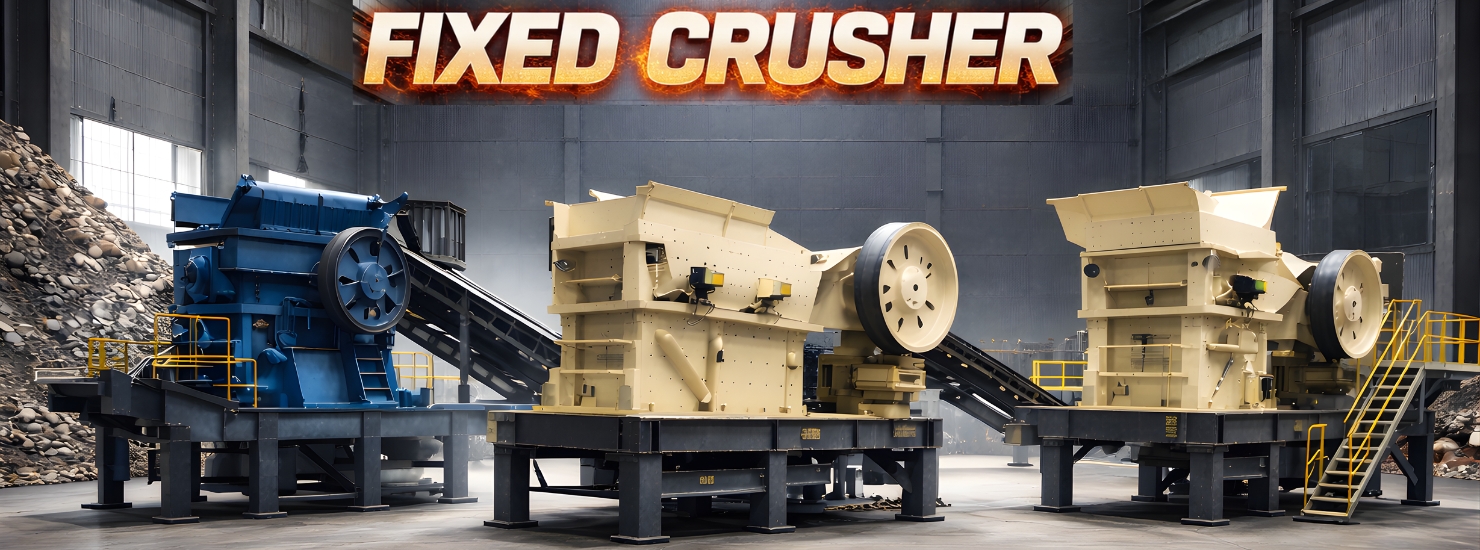Industrial crusher banner